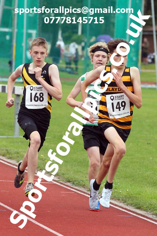 800 metres 42, NECAA Open Meeting, Morpeth, Sunday, March 23rd. David T. Hewitson/Sports for All Pics